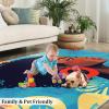 2x3 African American Women Rug - Modern African Doormat Outdoor Entrance, African Woman Laundry Room Carpet Non Slip Accent Throw Rugs for Bathroom Kitchen Sink Front Door view 4