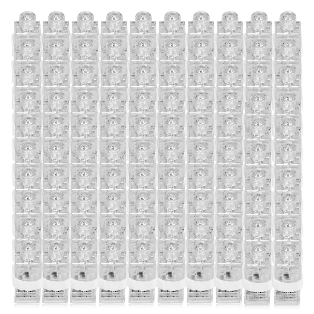 Finger Lights, 200Pcs White Finger Flashlights Bulk for Kids, Light Up Party Favor, Led Finger Light for Easter Back to School Classroom Prizes Parties Halloween Trick or Treating Christmas