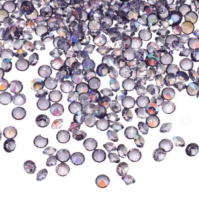 MECCANIXITY 16800 Pcs Wedding Table Scatter Confetti Diamond, 3mm Mini Crystals Acrylic Fake Diamonds Rhinestones for Table Centerpiece Decorations Vase Filler Beads(Dark Purple)