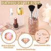 MECCANIXITY 16800 Pcs Wedding Table Scatter Confetti Diamond, 3mm Mini Crystals Acrylic Fake Diamonds Rhinestones for Table Centerpiece Decorations Vase Filler Beads(Dark Purple) view 3