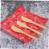 ABOOFAN 10 Pack Natural Wood Serving Utensils Mini Jam Spreader for Dumpling Filling view 3