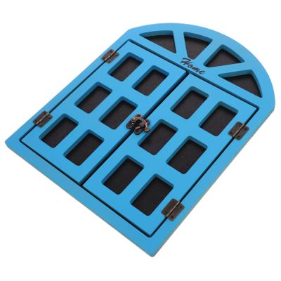 Angoily Wooden Window Chalkboard Wall Hanging Blackboard Erasable Chalkboard Signs Vintage Decor for Kitchen Garden Party