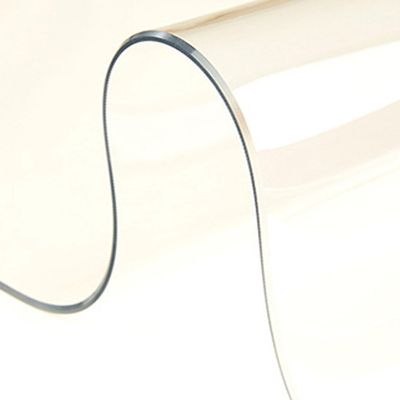 Clear Desk Pad Protector, PVC Desk Cover Protector Mat, Plastic Clear Table Protector,Transparent Waterproof PVC Tablecloth for Dining, Office3mm,40x160cm/16x63in
