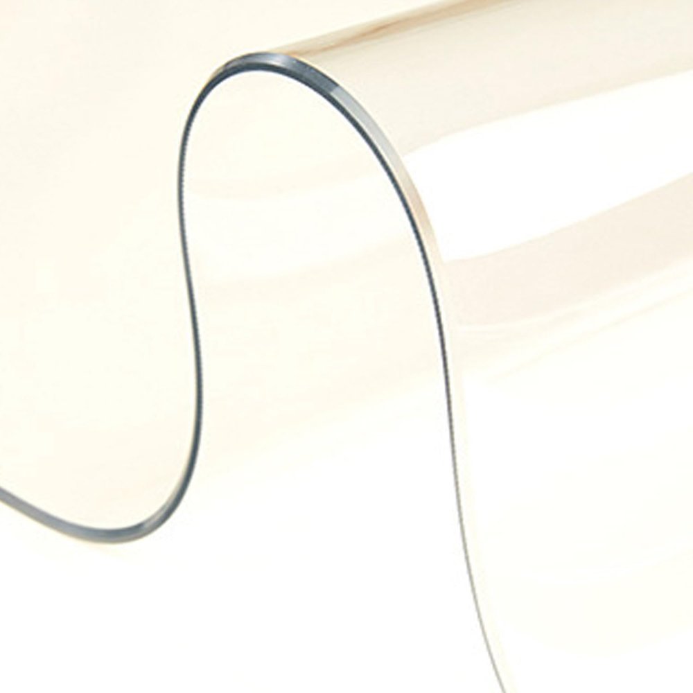 Clear Desk Pad Protector, PVC Desk Cover Protector Mat, Plastic Clear Table Protector,Transparent Waterproof PVC Tablecloth for Dining, Office3mm,40x160cm/16x63in