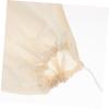 GANAZONO 50pcs Reusable Drawstring Filter Bags Gauze Tea Strainers for Loose Tea Herbs and Broth for Cooking and Straining view 3