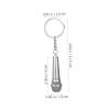 Ipetboom 9pcs Microphone Keychains Bag Hanging Pendant and Key Decor for Men and Women for Music and Stylish Accessory for Bags and Purses view 2