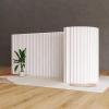Folding Paper Room Divider, Freestanding Lightweight Privacy Screen Partition Wall for Home, Office, or Apartment, Foldable and Portable view 1