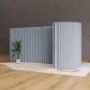 Folding Paper Room Divider, Freestanding Lightweight Privacy Screen Partition Wall for Home, Office, or Apartment, Foldable and Portable view 1