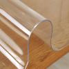 0.80 mm Clear Table Cover Protector Rectangular Plastic Desk Pad Mat 15x39 23x23 19x31 27x39 Wipeable Crystal Clear Vinyl Desk Protector Easy Clean(23x59=60x150cm) view 1