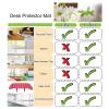0.80 mm Clear Table Cover Protector Rectangular Plastic Desk Pad Mat 15x39 23x23 19x31 27x39 Wipeable Crystal Clear Vinyl Desk Protector Easy Clean(23x59=60x150cm) view 4