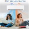 19 SEER2 Mini Split Air Conditioner 18000 BTU Ultra Quiet Operation, Smart Control, Washable Air Filter, and Energy Efficient view 2