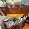0.80 mm Desktop Protective Film Clear Table Cover Protector Rectangular PVC Table Protector Waterproof Clear Chair Mat for Dining Furniture Surface Desks(19x39inch=50x100cm) view 4
