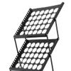 FURUIM2024M Magazine Rack Foldable Magazine Stand 4-Tier Brochure Display Rack Floor Standing Modern Iron A3 Book Shelf Magazine Display(White) view 3