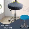 advajb 2PCS The Dimensions of The lid are 12-14 16-18 22-24in Round, Bar Stool Covers Seat Cover for Chair Mat Cushion Stool Easy to Put on Washable(J21,22-24in) view 3
