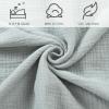 Yearntown 2 Pack Muslin Hooded Towels for Kids Cotton Newborn Bath Towels Kids Soft and Absorbent Blankets Fast Drying Toddler Registry Gift for Infant, Newborn Beach Pool Bath(Medium3-6 yrs) view 3