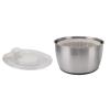Lettuce Spinner, Stainless Steel Salad Multifunctional Large Capacity Vegetable Dryer Fruit Washer Drain Basket view 3
