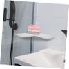 Alipis Corner Wall Shelf Wall Mounted Shelf Floating Corner Organizer Rack Home Decor Bathroom Cabinet Organizer view 2