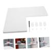 Alipis Corner Wall Shelf Wall Mounted Shelf Floating Corner Organizer Rack Home Decor Bathroom Cabinet Organizer view 4