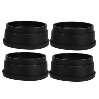 FIXOSHEE 4pcs Heavy Duty Bed Lifters Couch Risers for High Bed Furniture Leg Extender Non-Slip Rubber Base