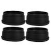 FIXOSHEE 4pcs Heavy Duty Bed Lifters Couch Risers for High Bed Furniture Leg Extender Non-Slip Rubber Base view 1