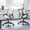 Magshion Office Computer Desk Chairs, 2 Pack, 300 LBS Capacity, White | Mid-Back Ergonomic Mesh Chair w/Lumbar Support, Backrest, Height Adjustable, Armrests, Rolling Wheels for Gaming Work view 2
