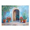Mexican Archway Painting Print Hispanic Wall Art for Cultural Home Decor or Kitchen Retro Style Travel Wall Poster Latin Exhibition Artwork-20x30Inch Ready to Hang(Unframed) view 1