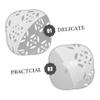 SOLUSTRE Cast Iron Round Umbrella Holder Deep Water Retention Elegant Umbrella Bucket for Entryway and Use Stylish Rain Storage view 3