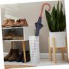 SOLUSTRE Cast Iron Round Umbrella Holder Deep Water Retention Elegant Umbrella Bucket for Entryway and Use Stylish Rain Storage view 4