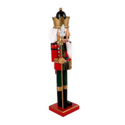 ULTECHNOVO Lovely Wood Desktop Nutcracker Xmas Christmas Cabinet Display