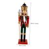 ULTECHNOVO Lovely Wood Desktop Nutcracker Xmas Christmas Cabinet Display view 2