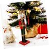 ULTECHNOVO Lovely Wood Desktop Nutcracker Xmas Christmas Cabinet Display view 3