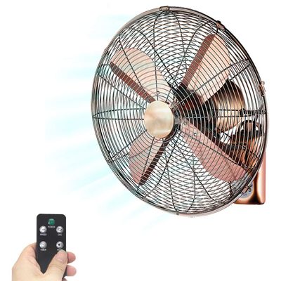 ZOCWJK Cooling Silent Oscillating Fan - Wall Mounted Fan with Remote Control - Home/Industrial/Office/Gym Summer Cooling (Mechanical-16In