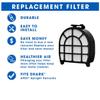 1 pack HEPA Filter for Shark APEX UpLight Vac QU601QBL, QU601QPR, QU602QBK, QU602QBL, QU602QBX, QU602QML, QU602QPK, QU602QPL, QU603QBK, QU603QBL, QU603QPK, QU603QRW Compare to Part # XHFFC600 view 4