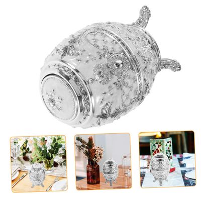 CIYODO Vintage Style Toothpick Case Hand Pressing Toothpick Dispenser for Living Room