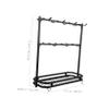 Cabilock Iron Mug Mounted Cup Holder for Kitchen Office Elegant Storage Organizer for Tea Coffee Cups Iron Construction Space Saving Design view 2