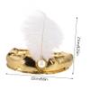 HEALSOPTHY Gold Arabian Style Hat Prop for Carnival Party Headwear Xmas view 2
