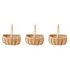 ULTECHNOVO 3pcs Flower Arrangement Basket Jute Bushel Baskets Decorative Handheld view 1