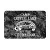 AHUNARLOP 1980 Camp Crystal Lake Counselor Indoor Doormat 24" x 16" - Non-Slip Entrance Rug for Bathroom, Kitchen, Front Door - Absorbent Waterproof Bath Mats for Indoor Use (Black) view 1