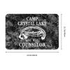 AHUNARLOP 1980 Camp Crystal Lake Counselor Indoor Doormat 24" x 16" - Non-Slip Entrance Rug for Bathroom, Kitchen, Front Door - Absorbent Waterproof Bath Mats for Indoor Use (Black) view 2