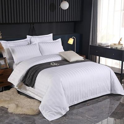 UJNHGQ Comfort 4Pcs Duvet Cover Set Damask Stripes Premium Hotel Quality Microfiber Soft Duvet Cover Bed Sheet Pillowcase Double Queen,2,Queen 200X230cm6Pcs