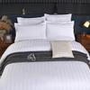 UJNHGQ Comfort 4Pcs Duvet Cover Set Damask Stripes Premium Hotel Quality Microfiber Soft Duvet Cover Bed Sheet Pillowcase Double Queen,2,Queen 200X230cm6Pcs view 4