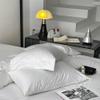 UJNHGQ 4Pcs Double Queen Solid Plain 600TC Cotton Soft King Size with Duvet Cover,Flat/Fitted Bedsheet 2 Pillowcases,12,Family 7Pcs view 2