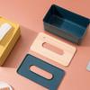 LIFKOME Holding Paper Towel Holder Rectangle Tissue Box Cover Storage Yellow Napkin Storage for Household Hotel view 4