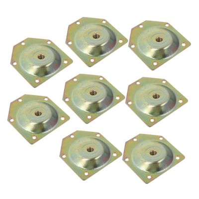 HOLIDYOYO 1set Table Leg Hardware Leg Fixing Attachment Plates Furniture Mounting Brackets for Couch Sofa and Table Repair Easy to Install and Lightweight