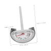 Deep Fry Thermometer with Stand Stainless Steel Kitchen Dial view 2