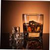 PRETYZOOM 50pcs Acrylic Fake Ice Cubes 25mm Square Shape for Display Trays Wedding Decor view 3