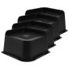 Mipcase 4pcs Furniture Risers Rubber Anti Scratch Bed Lifts view 1