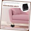 Mipcase 4pcs Furniture Risers Rubber Anti Scratch Bed Lifts view 2