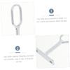 DECHOUS 20pcs Shaped Flange Rod Holders for Closet Rod Support Easy Installation Wardrobe Bracket for Clothes Hanging Lightweight and Design for Home and view 3