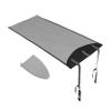HIAKDOFT 1set Portable Ironing Mat Adjustable Strap Door Hanging Ironing Pad for Home and Travel Includes Handheld Precision and Wrinkle Clothes view 1